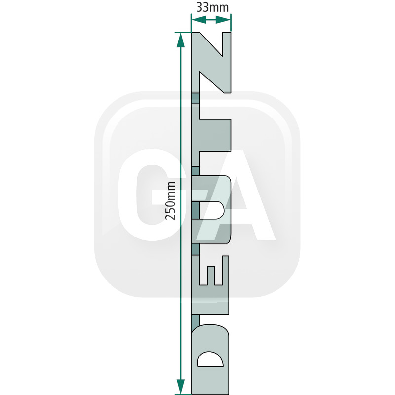 Embleme tracteur Deutz